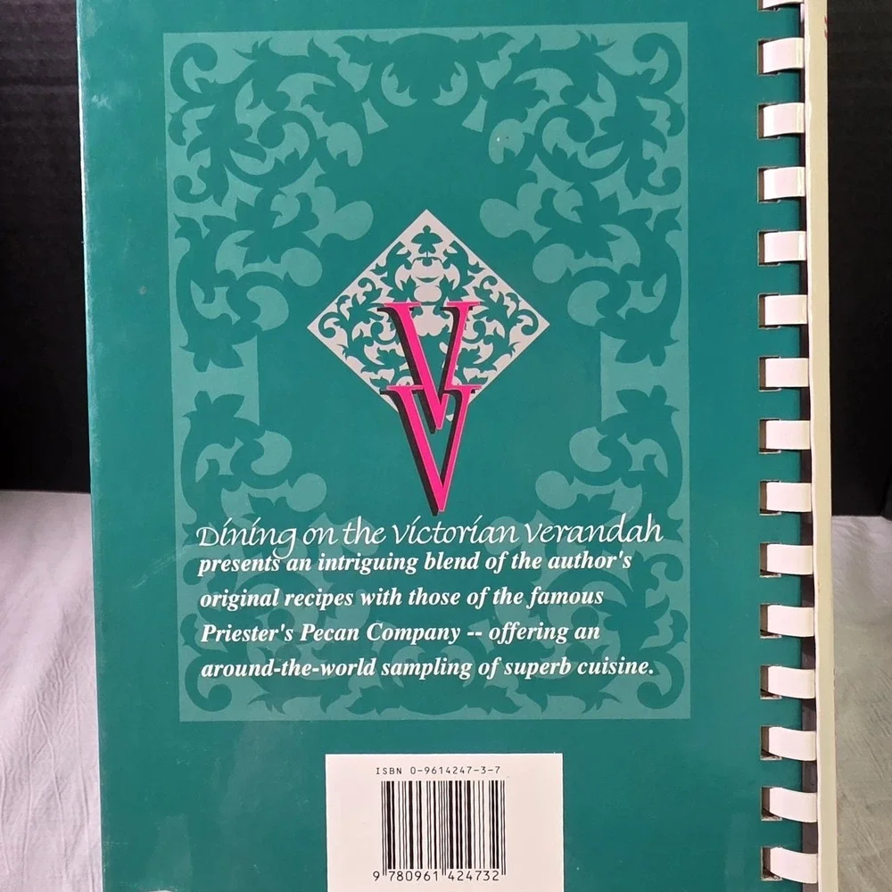 Priester's Dining On The Victorian Verandah‎ By Gene Westbrook Cookbook Signed